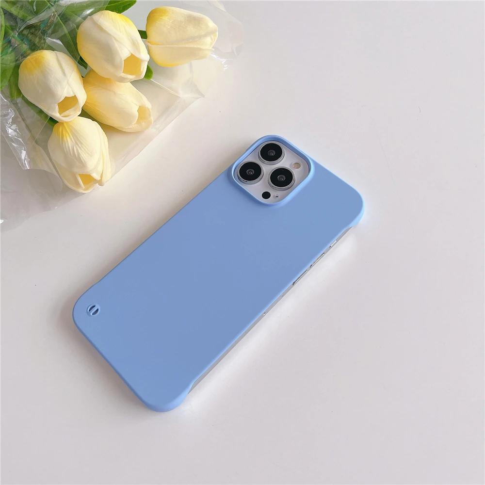 Ultra Thin Frameless Matte Luxury Candy Color Phone Case