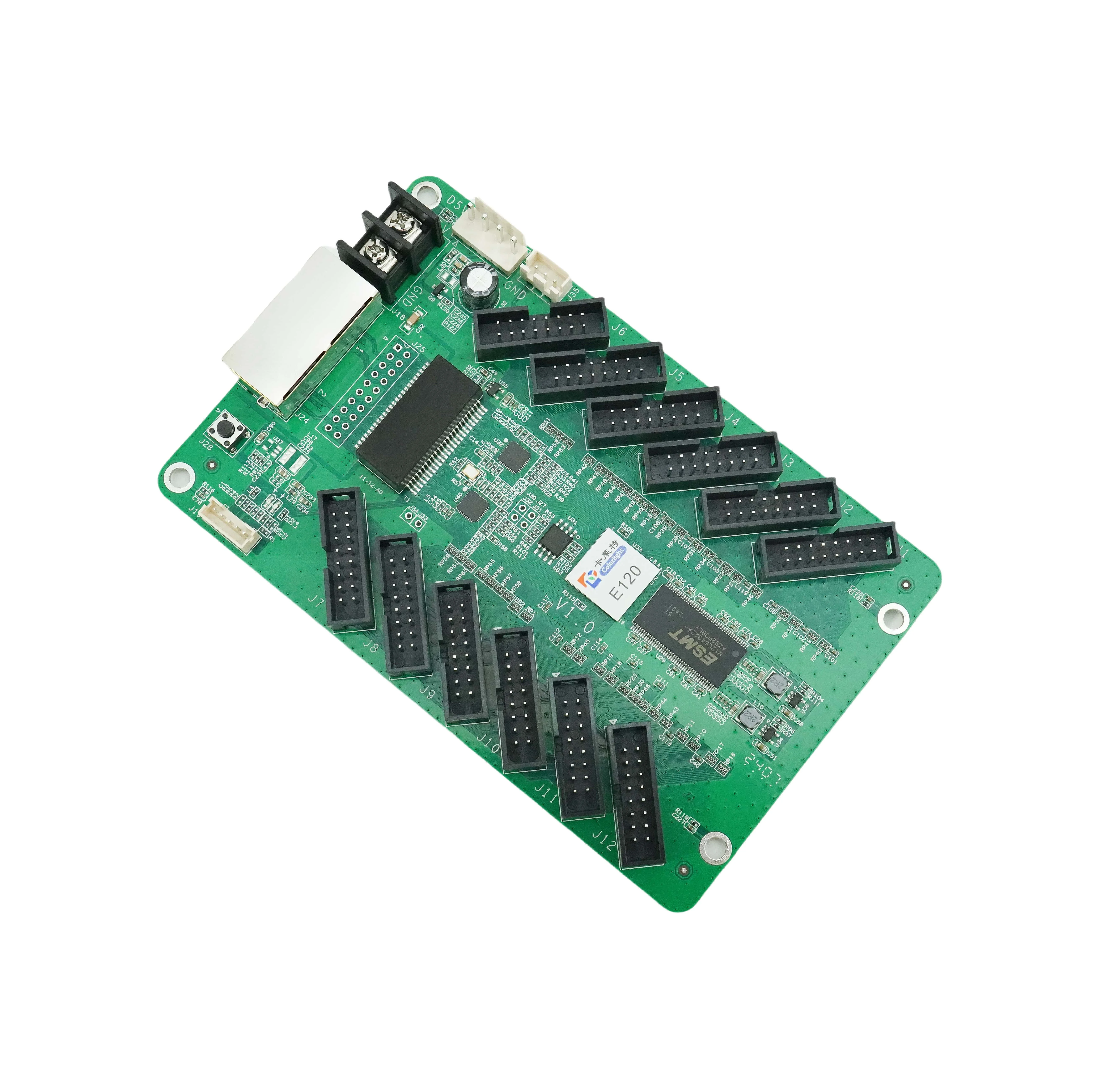 Colorlight E120 HUB75 풀 컬러 LED 패널, LED 비디오 월, RBG 픽셀 LED 디지털 사이니지, LED 수신 카드