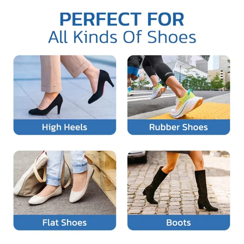 Description Picture 6 of item1 Pairs Women Orthopedic Compression Toe Socks, Full Toe Yoga Sock with Gel Tab, Soft Breathable Five Finger Socks