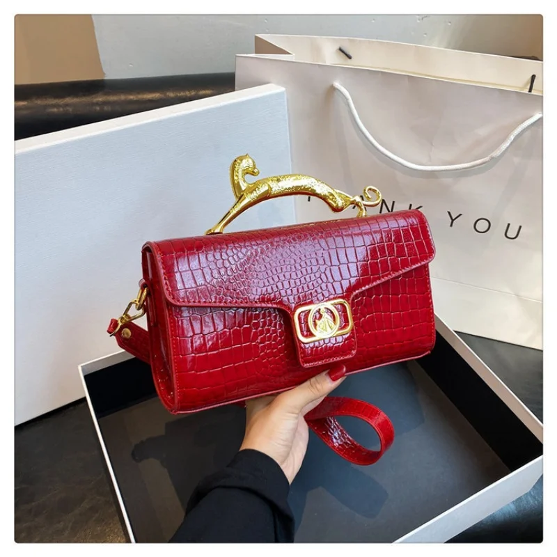 المرأة الفاخرة العلامة التجارية تصميم حقيبة جلدية...