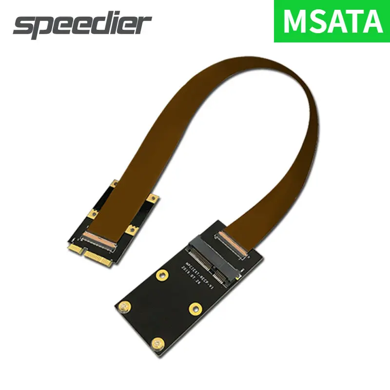Ffc Mini Pcie Wifi Wireless Network Card Msata Ssd Sata Mini-Pci Express 52Pin Ssd Extension Ribbon Cavo Flessibile Extender 30Cm