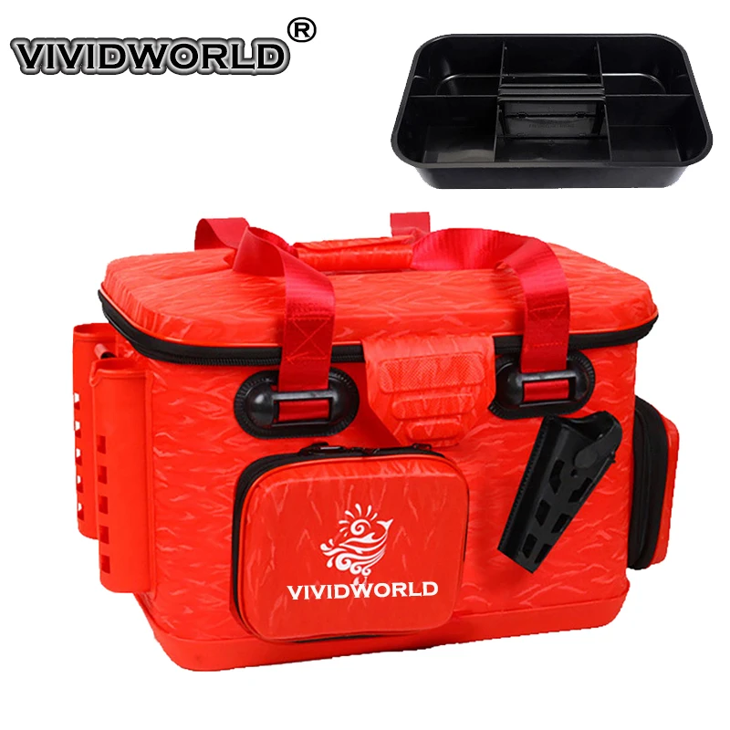 

New Lure box multifunctional fish bag fishing bucket Lure live fish bucket light raft fishing equipment live fish box