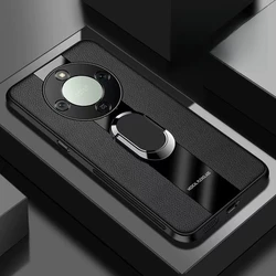Luxury Lychee Texture Leather Magnetic Stand Case with Shockproof Bumper for HONOR Magic8 Lite (Black)