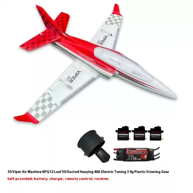 KEPAQI RC PLANE 50 Conduit MM Viper High Speed Jet EPO foam DIY Assembled Remote Control Aircraft Toy Gift for Children 6