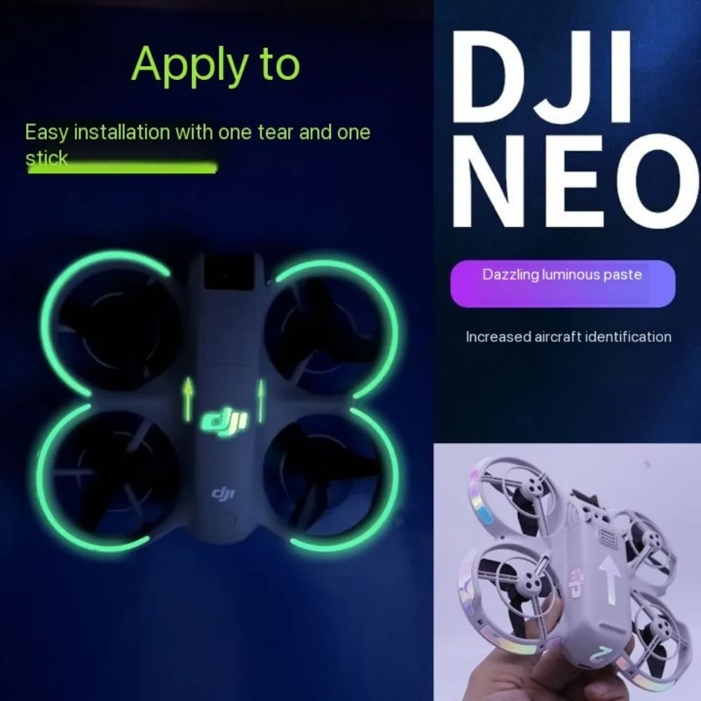 Body Sticker For DJI Neo Anti-Scratch Waterproof Protective Film Night Flight Luminescence Sticker For DJI Neo Drone Accessories drone accessories