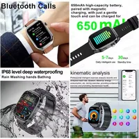 2025New Micro Physical Examination Smart Watch For Men Uric Acid Body Fat Five Organ Health Watches Bluetooth Call SmartBracelet - Image 5