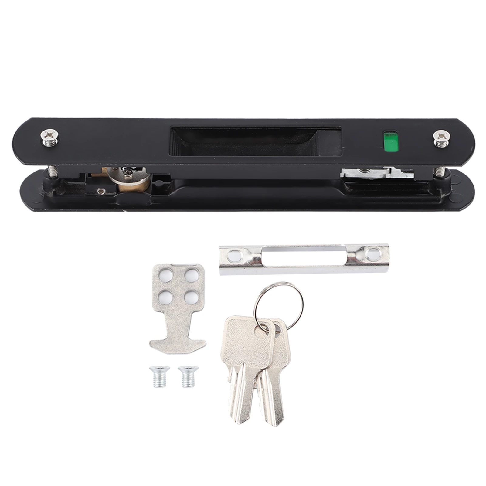 Door Lock Household Supplies Sliding Door Window Hook Lock Modern Mobile Single Double Sided Catch for Home