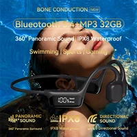 #IPX8 Waterproof Bone Conduction Wireless Headphone Bluetooth 5.4+32GB RAM MP3 Player HIFI Music Sport Swimming Headset With Mic - Image 2