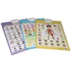 My Body PVC Kid Cognitive ABC Wall Chart Educational Audio Talking Poster Baby Alphabet Vehicle Fruit Anatomy Early Learning 4