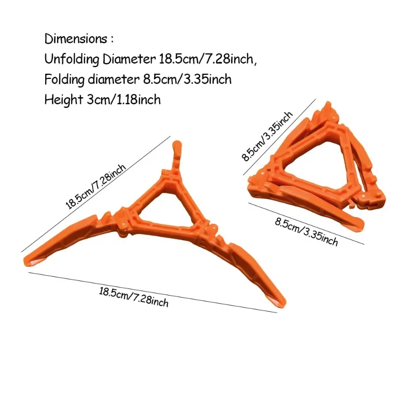 Portable Folding Gas Cylinder Holder Universal Tripod Outdoor Camping Gas Cylinder Stove Base Camping Supplies Convenient