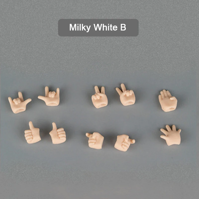 Ob11 Body Replacement Hand Dolls Hand Gesture Love, Victory Ob11 Doll Gesture Replacement Hand Accessories For Ymy Dod Gsc Doll 5