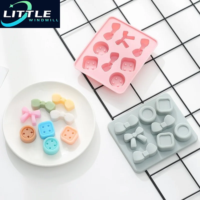 

Silicone Cake Mold DIY Chocolate Pudding Candy Moulds Ice Cube Tray Kitchen Baking Tools