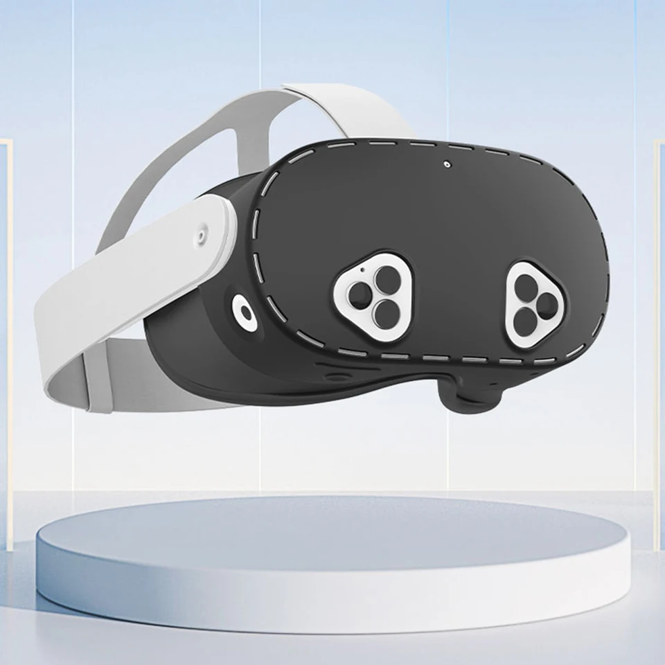 Silicone Headset Cover for Meta Quest 3S VR Protection