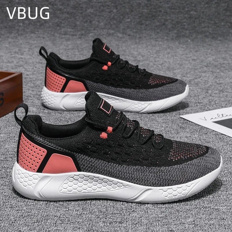 

Spring New Couple Casual Shoes Flying Woven Breathable Running Shoes Sports Shoes Casual Shoes Comfortable and Versatile Trend
