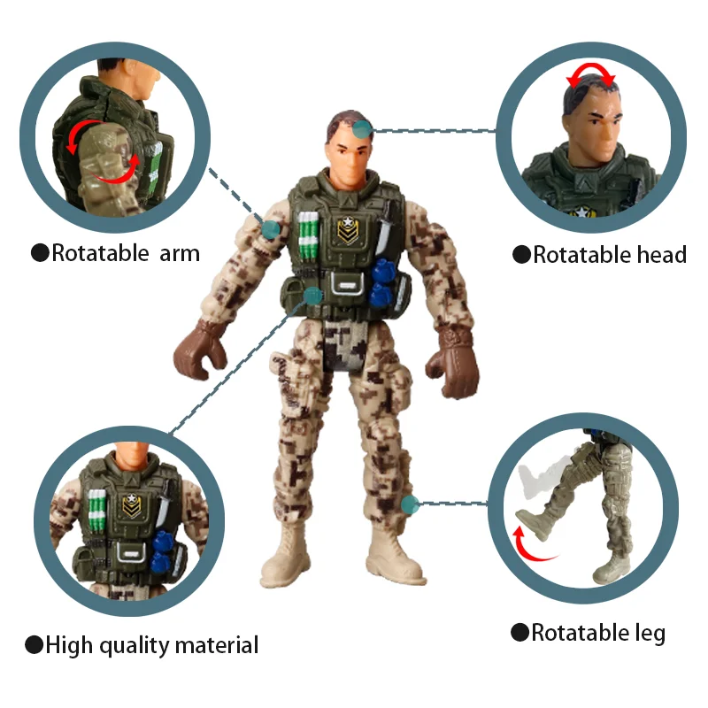 Soldier ForceとTRUE HEROESのアクションフィギュアセット