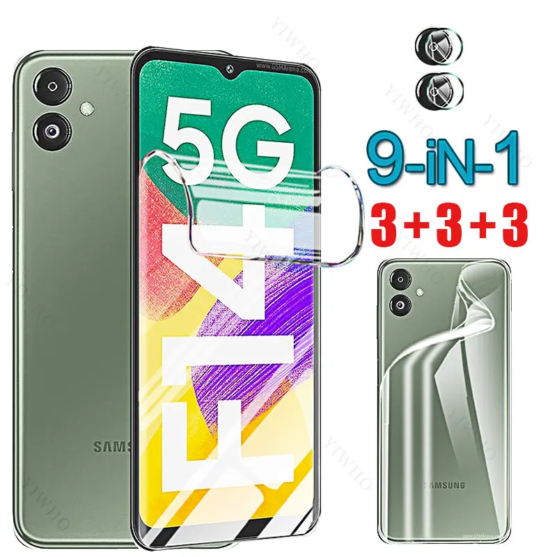 Samsun F14 Hydrogel Film Per Samsung Galaxy F14 Fotocamera Anteriore Posteriore Pellicola Salvaschermo Per Samsung F14 F 14 6.6 "Sm-E146B Pellicola Di