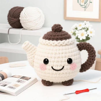 Tea Pot Crochet Kit 1