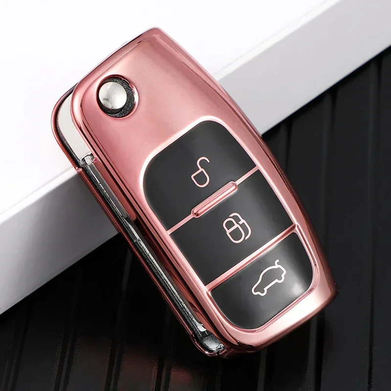 Enhanced Auto Shell TPU Car Key Cover