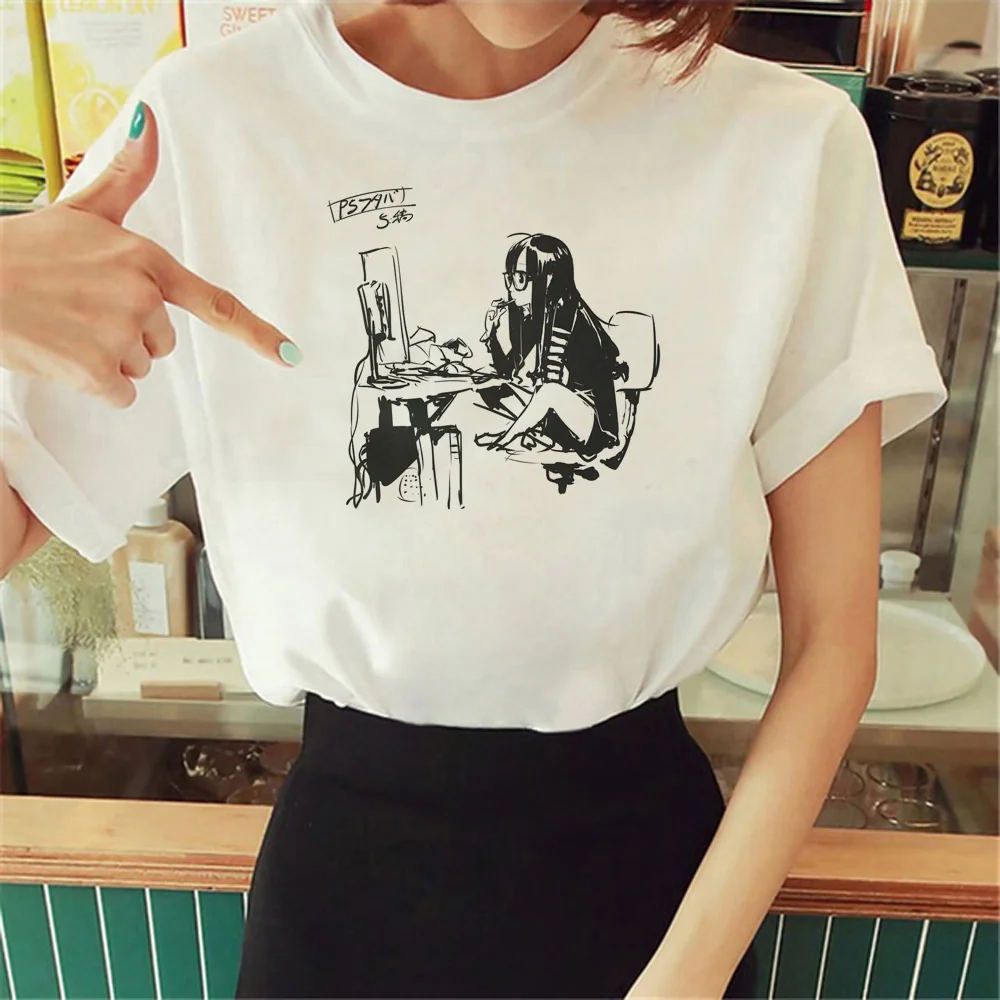 

Persona 5 top women Y2K comic streetwear t shirt female 2000s harajuku manga clothing