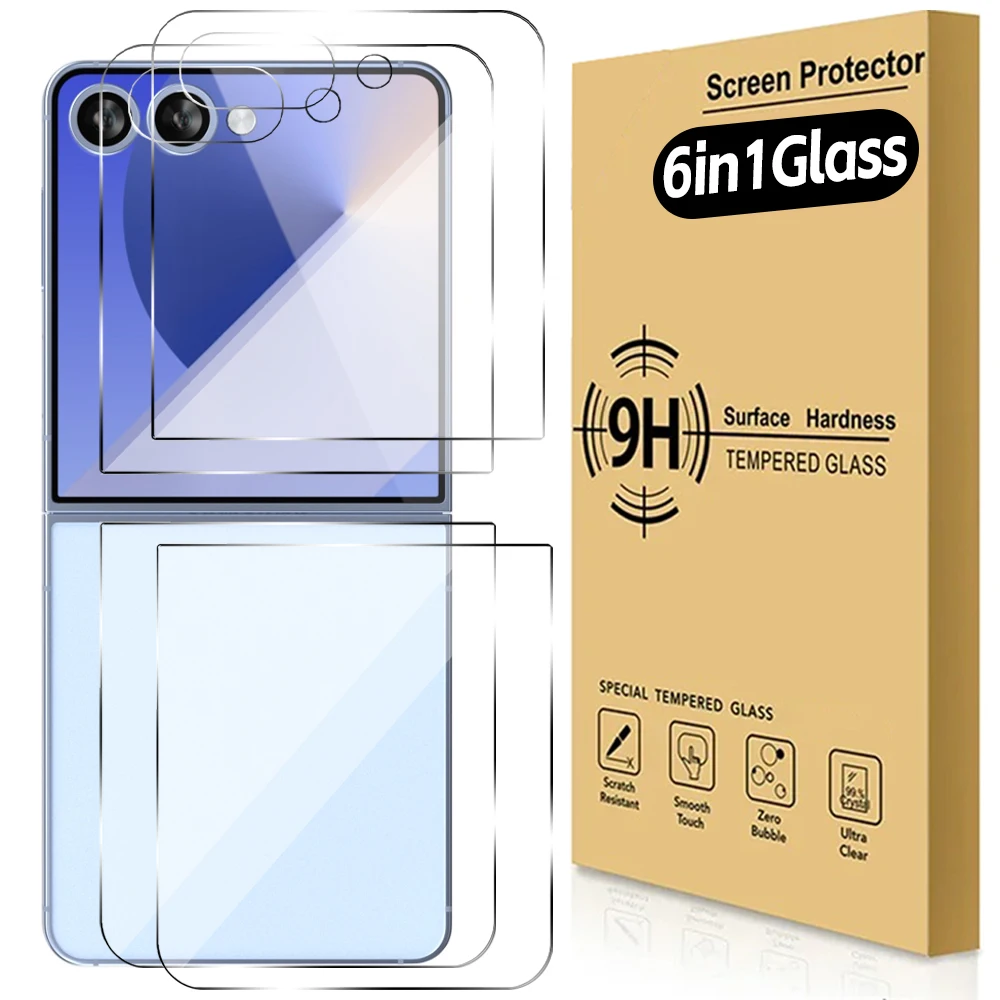 6-in-1 Self-Healing Shatterproof Tempered Glass Protective Films
