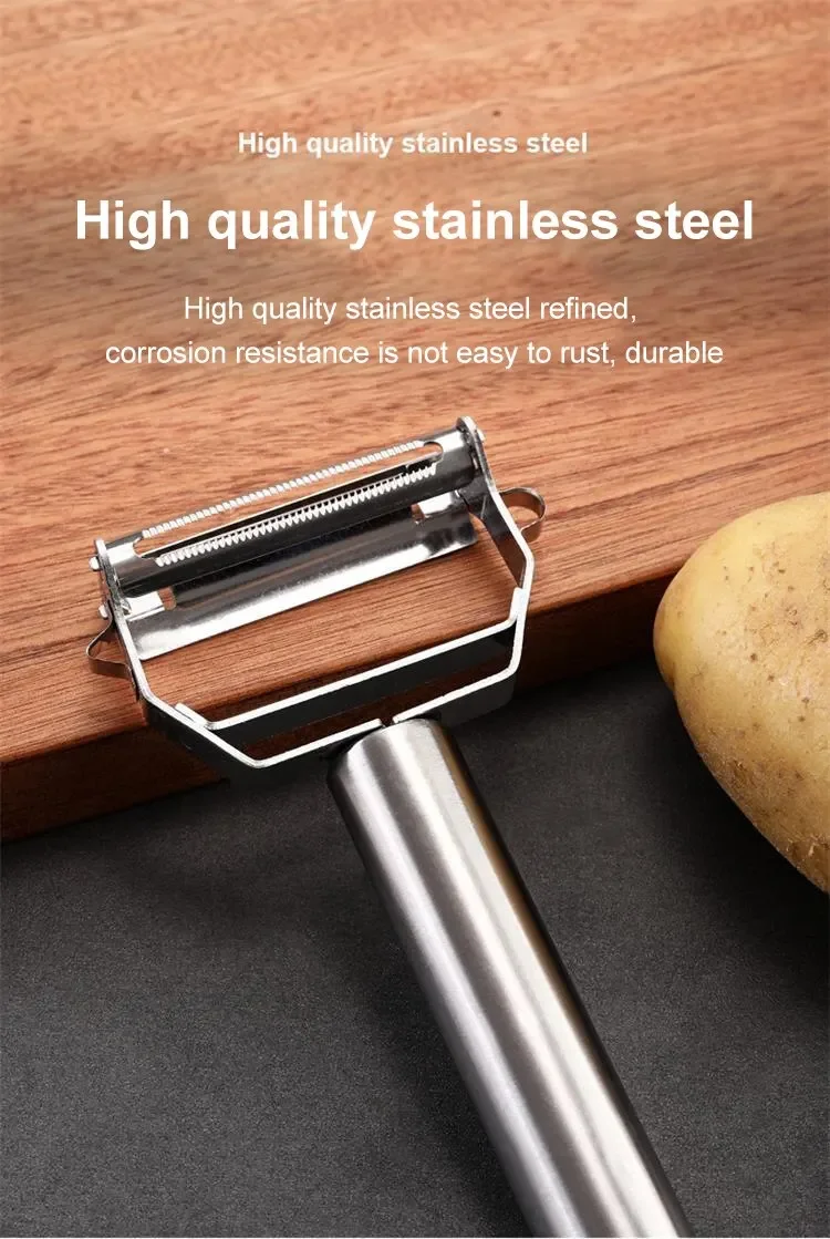 Description Picture 6 of item1PCS Stainless Vegetables Tool Portable Manual Easy Clean With Handle Multi Purpose Home Kitchen Article