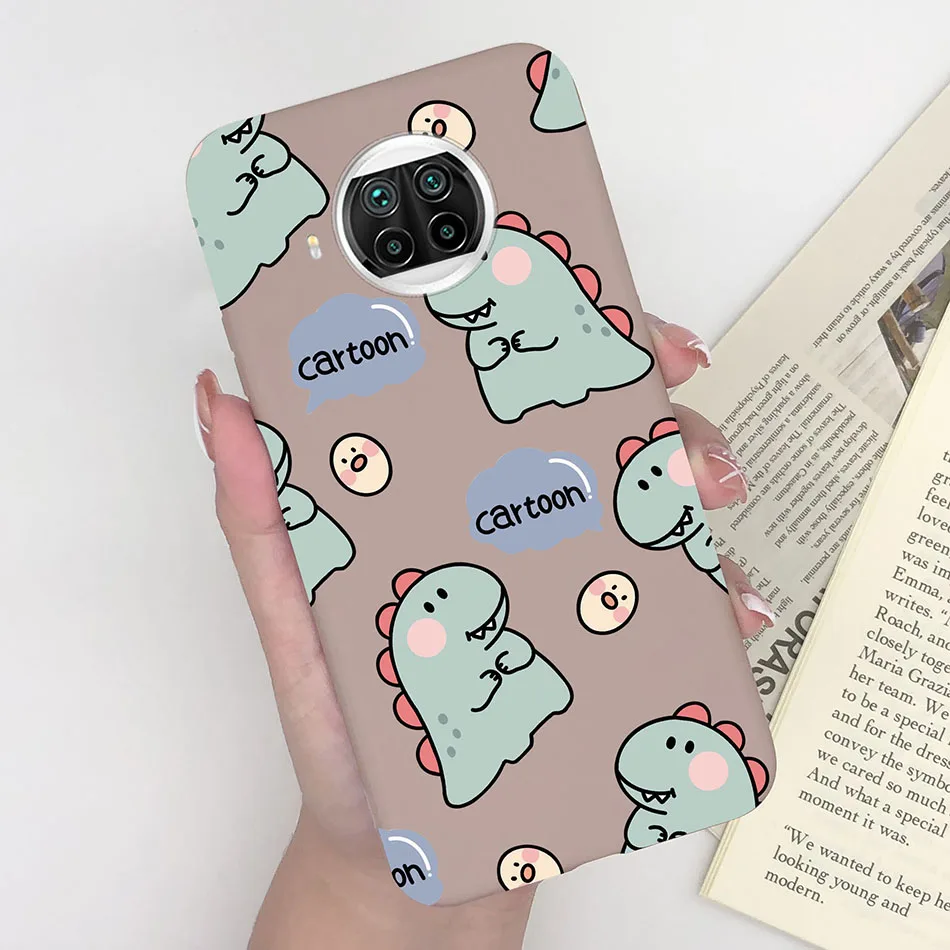 Stylish Painted Matte Silicone Soft Cover for Xiaomi Mi 10T Lite 5G
