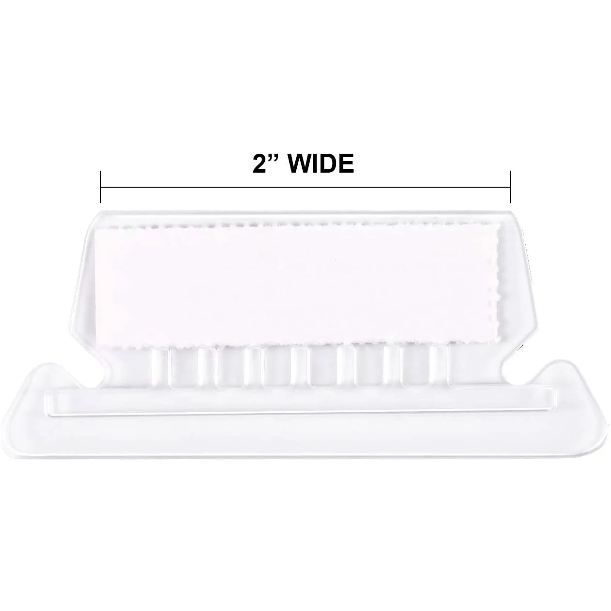 120 Sets 2 Inch Hanging Folder Tabs and Inserts for Quick Identification of Hanging Files File Inserts A