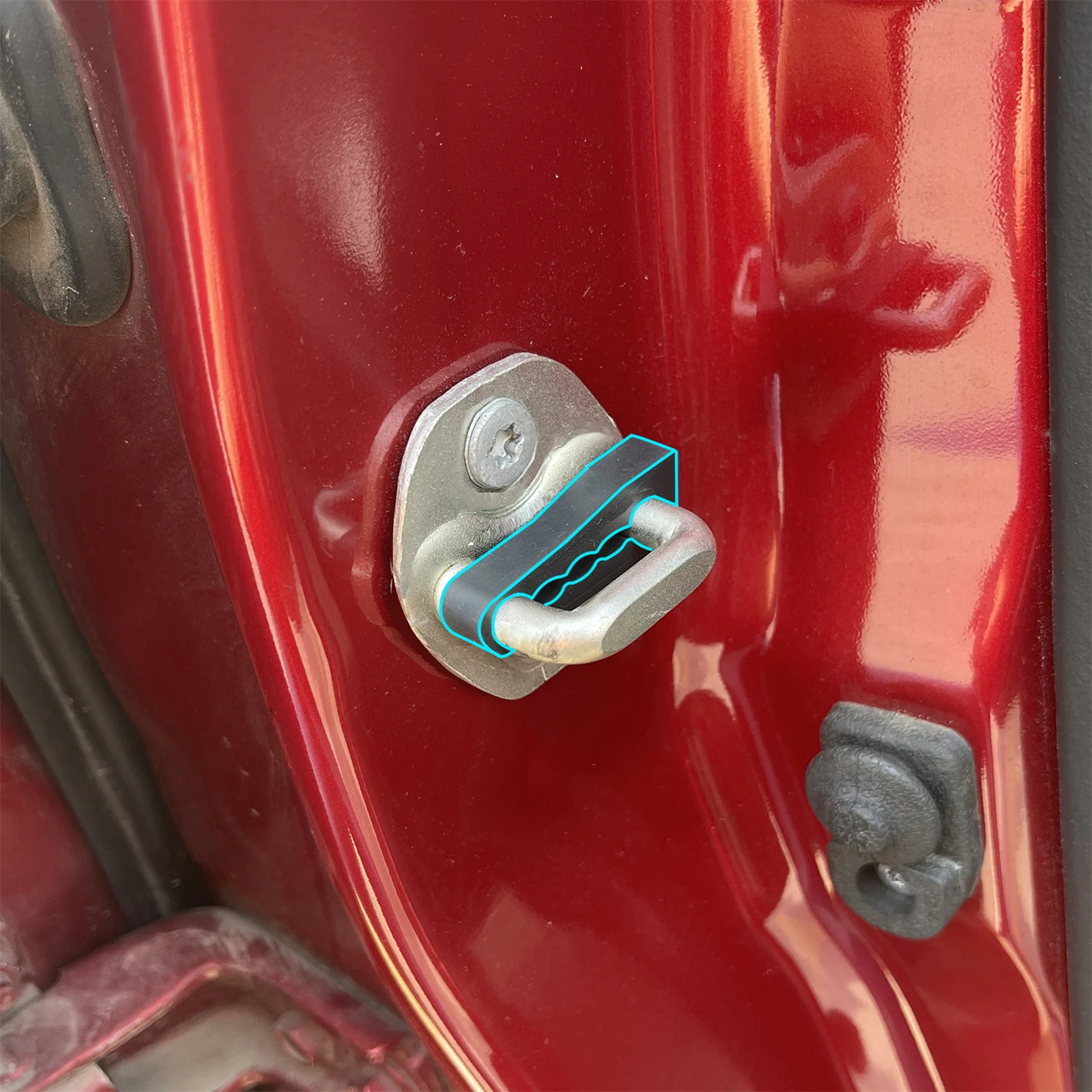 Car Door Lock Damper Car Sound Deadener Door Lock Buffer Damper for Kia sportage Rio k5 Ceed Morning