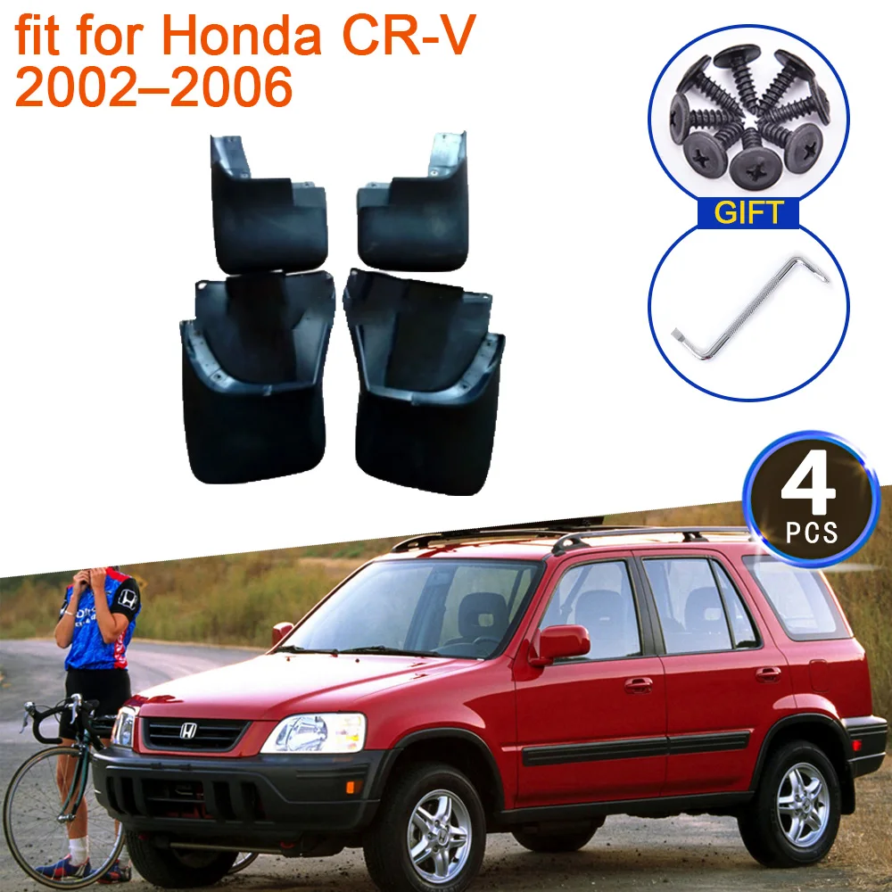 

For Honda CRV 2 CR-V 2002 2003 2004 2005 2006 MudFlaps Mudguards Splash Guards Front Rear Wheels Fender Flare Car Accessories