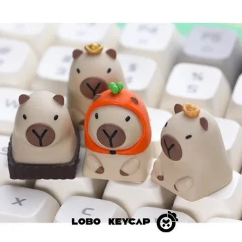 오리지널 Capybara 기계식 키보드 키캡 송진, 3D 크리에이티브 Capybara, 정서 안정 감압 장난감
