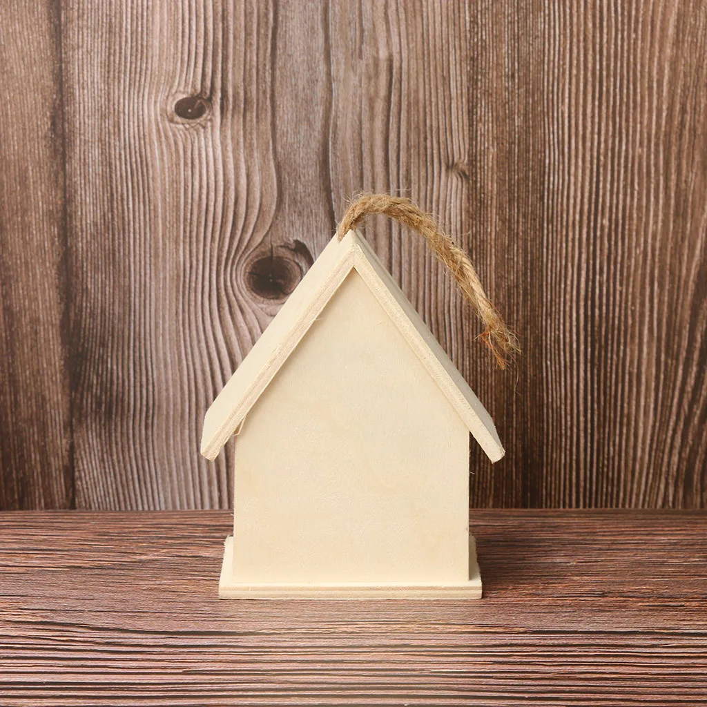 Creative Wall Mounted Wooden Outdoor Birdhouse Dox House Bird House Home Wall Mounted Bird Supplies For Indoor and Outdoor