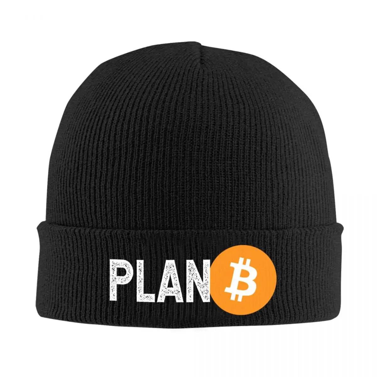 

Plan Bitcoin Skullies Beanies Caps For Men Women Unisex Fashion Winter Warm Knitted Hat Adult Plan B BTC Geek Bonnet Hats