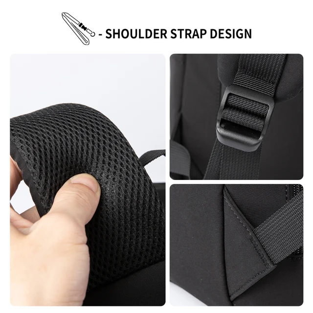 Men's Backpack Oxford Waterproof 14 inch Laptop Unisex Casual Mochila Sports Travel Zipper Lightweight Rucksacks 6