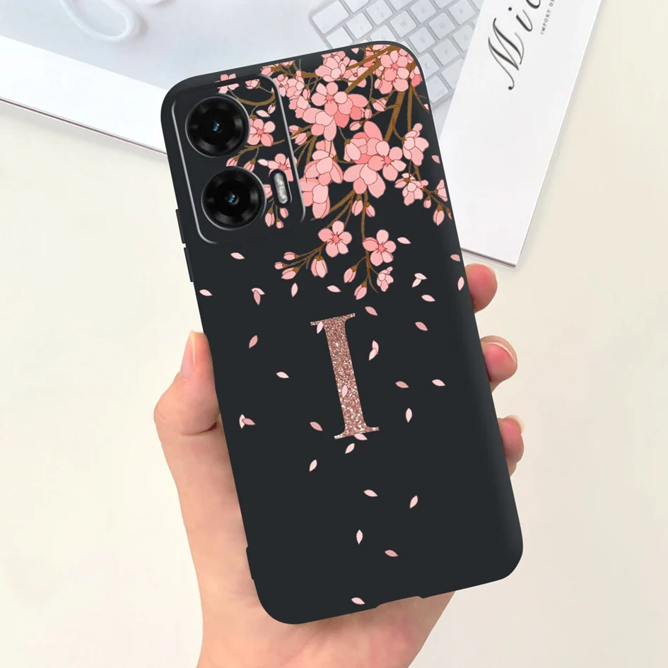 Chic Crown Letters Soft Silicone Back Cover for Moto G35 5G - 2024 Edition
