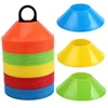 10pcs Football Training Sign Disk Obstacle Sign Cone Kids/Adult Agility Exercise Obstacle Avoidance Football Sports Accessories 6