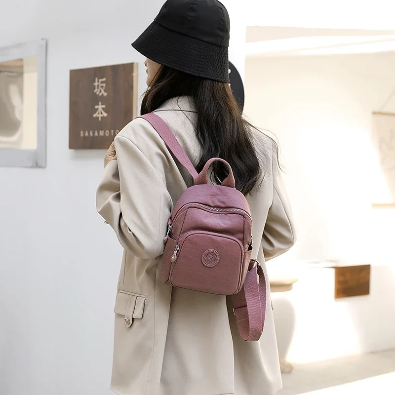 Mochila de moda para mujer, mochilas pequeñas de estilo coreano