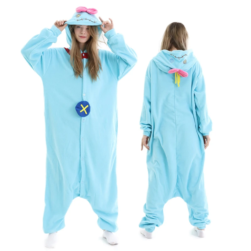 Halloween Onesie Doll Women Girl Adult Animal Kigurumis Pyjamas Cartoon Pajama Homewear Cosplay Costume