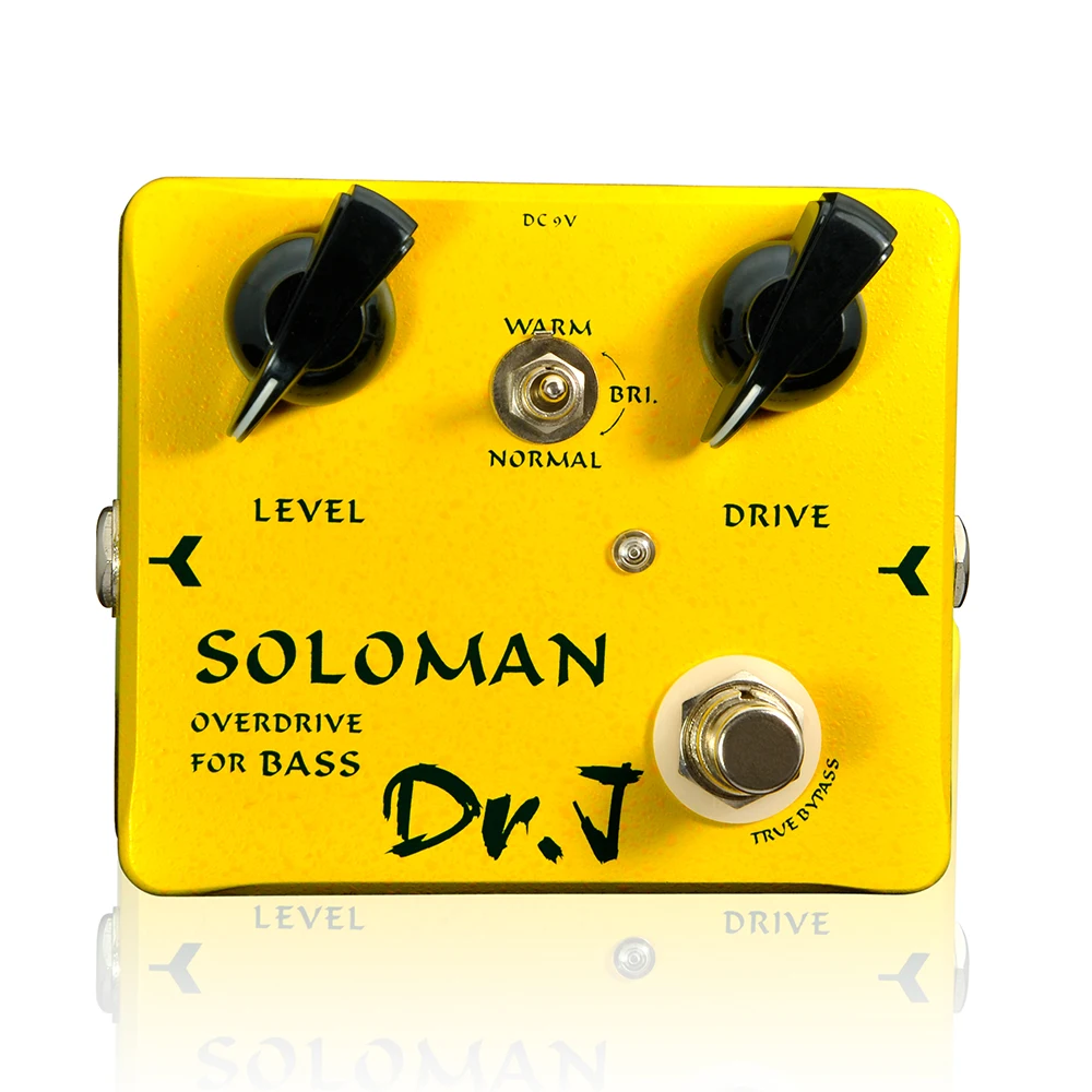 JOYO D52 SOLOMAN Bass Overdrive Pedal Guitar Effect Pedal True Bypass Design From Rock to Metal for Modern Bass Player Solo