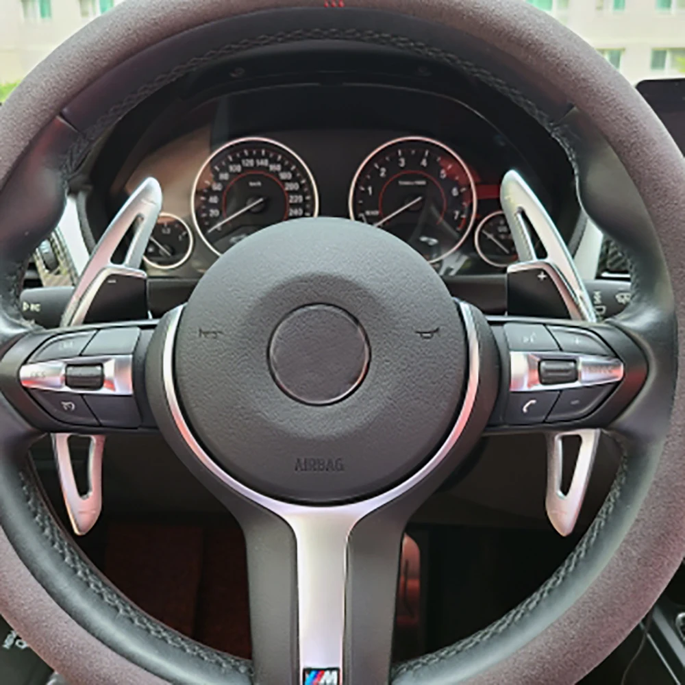 핸들 익스텐션 패들 시프터, BMW F30 F31 F32 F10 F20 F15 F16 X1 X3 X4 X5 X6 1 2 3 4 5 6 7 시리즈용, 2 개