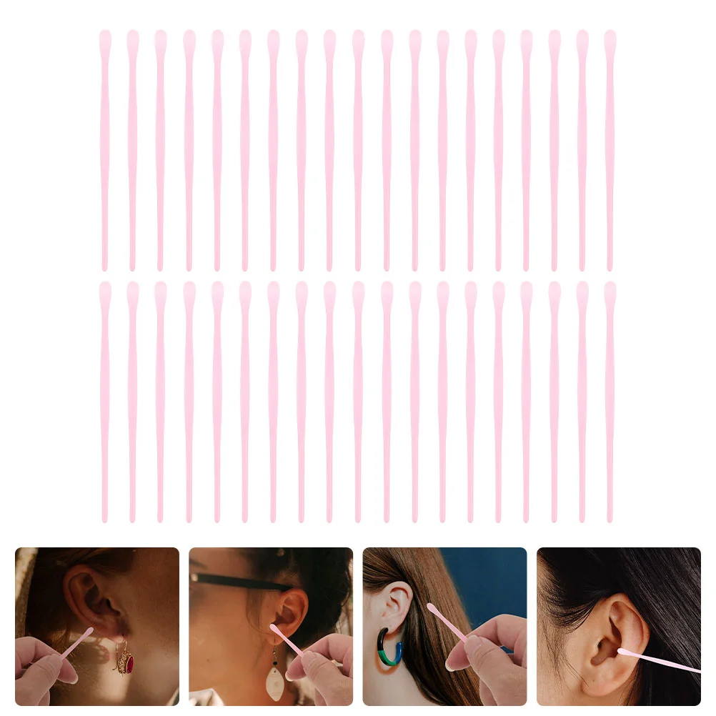 

Disposable Ear Pick Earwax Removal: 80Pcs Plastic Ear Clean Tool Curette Spoon Ear Wax Remover Cleaner for Personal Supplies