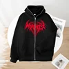 Zipper Hoodie with Design Sense, Small and Popular Spicy Girl Open Coat, Street Trendy Casual Coat, 2024 2