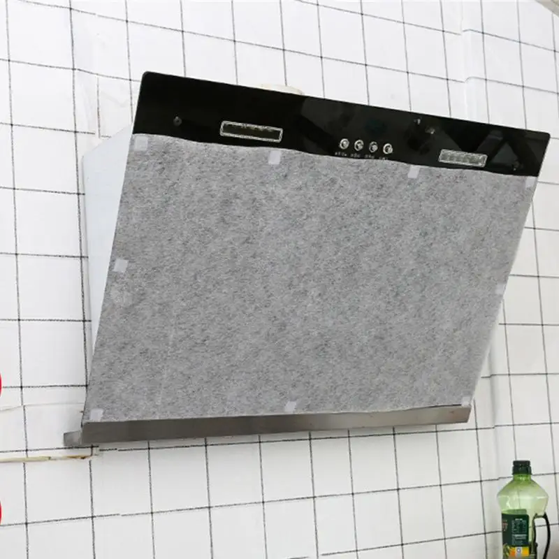 Non Woven Fabric Oil Proof Filter Strong Heat Resistance 3 Specifications Oil Filter Paper For Range Hood Anti Smoke Sticker