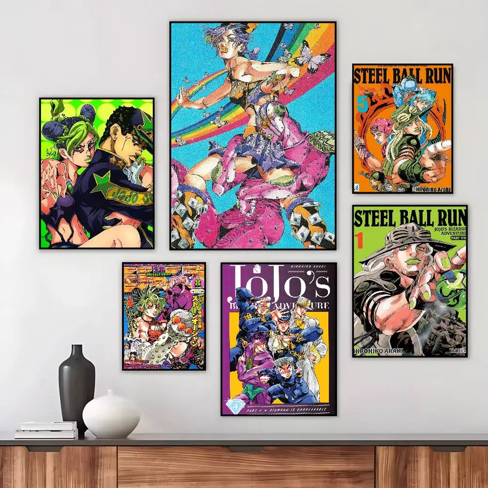 JoJo's Bizarre Adventure Retro Aesthetic Canvas Art Print