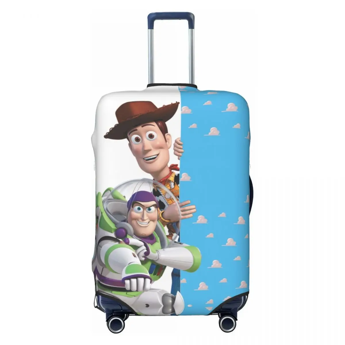 Juste de bagage de voyage lavable personnalisée Toy Story, Woody et Buzz, housse de valise, protecteur, convient à 18-32