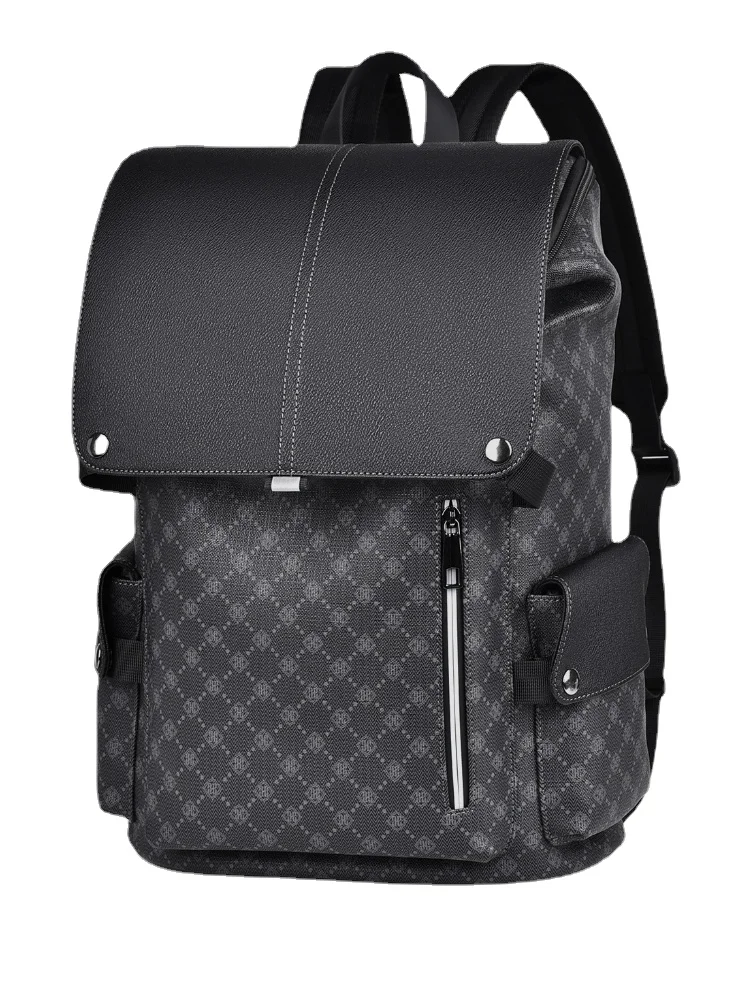 New Shoulder Bag for Men's Leisure Printing Business Commuting Computer Bag Large Capacity Business Travel Backpack
