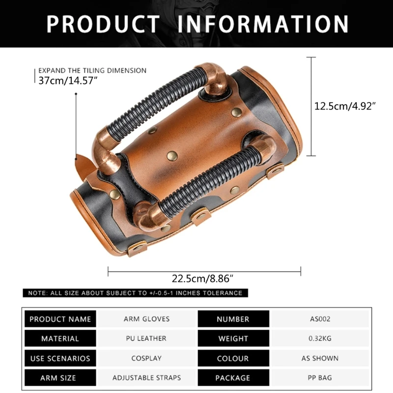 Steampunk �� ��Ʋ�� ���� ���� �߼� Bracer ���� �ո� ��ȣ�� ���� ��� ���