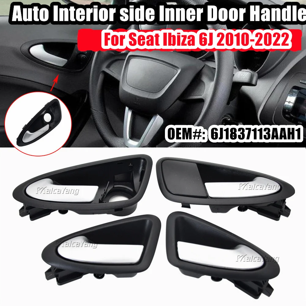 Accessori Per Auto Maniglia Per Porta Interna Auto Cromata Muslimexayp Per Seat Ibiza 6J 2010-2022