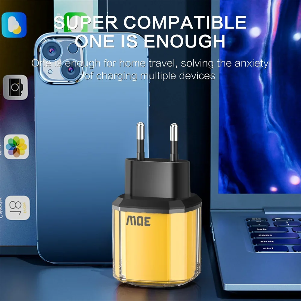 30W USB C Charger PD Type C Fast Charging Charger Power Adapter Portable EU/US P