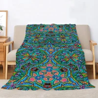 Bohemian Style Blankets & Throw Blanket Fluffy Luxury Blanket Oversized 200x300 Sofa Blankets King Size Knitted Plaid Knee Soft 2