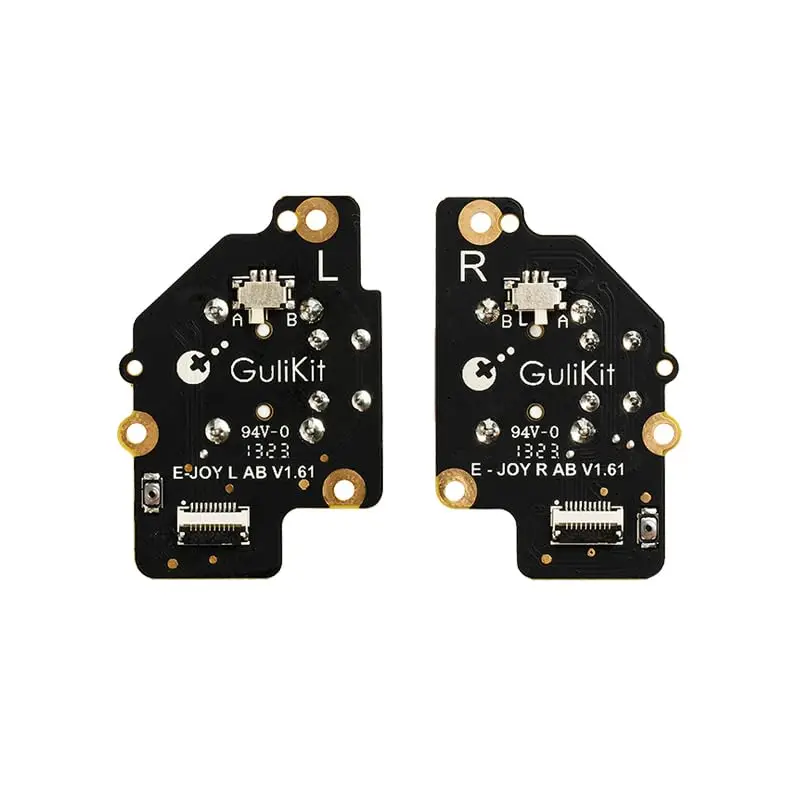GuliKit SD02 스팀덱 LCD용 아날로그 조이스틱 (타입 A&B), 홀 이펙트 무드리프트 전자기 썸스틱 교체품